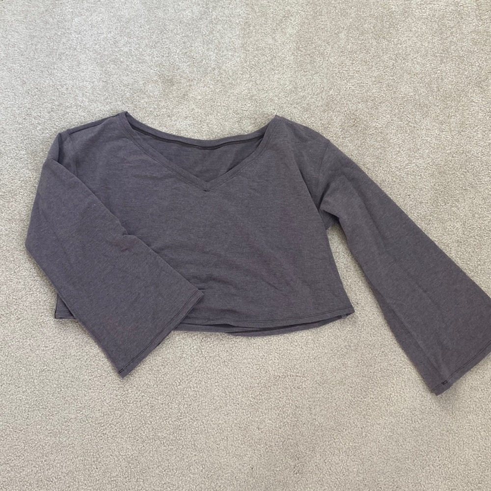 Lululemon Oversized Cropped Bell Sleeve Sweatshirt